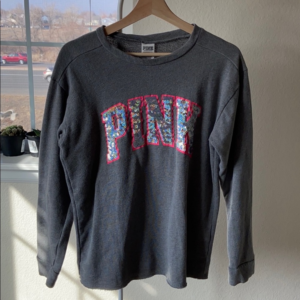 Victoria Secret PINK Sequin Sweatshirt